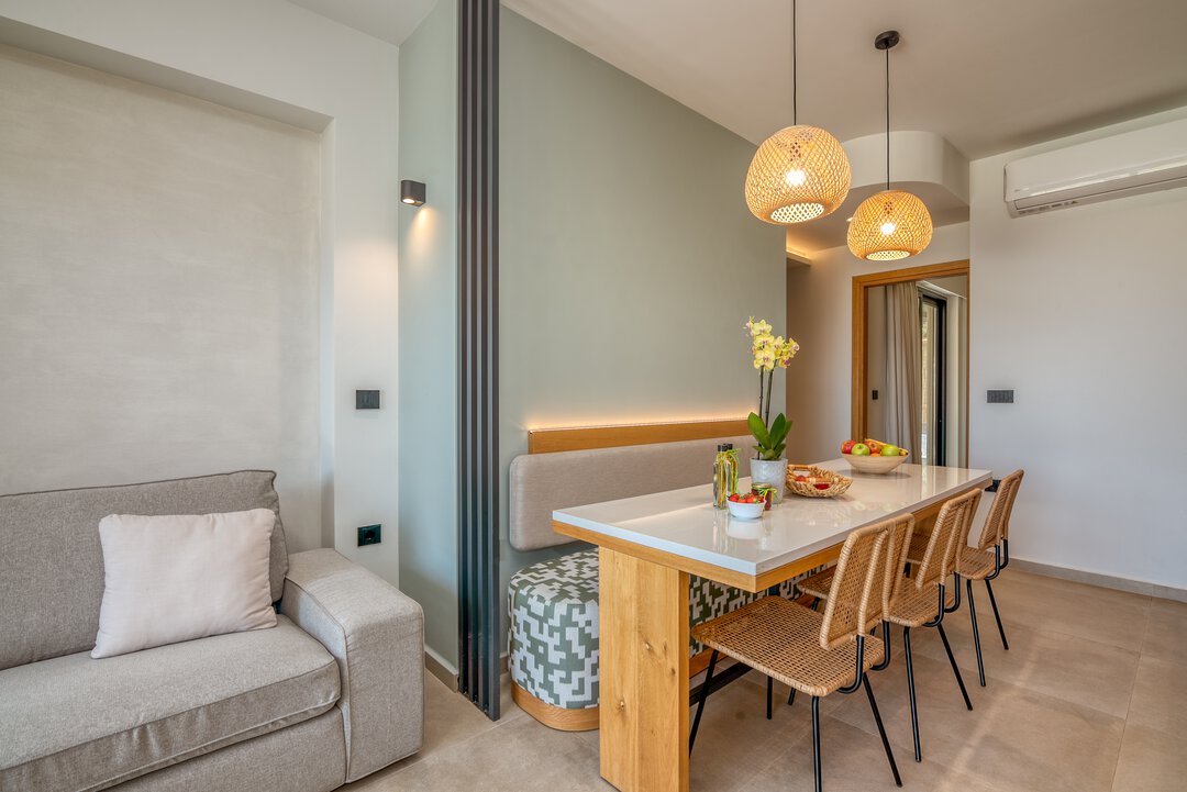 Indoor Dining Experience at Nusa Gramvousa