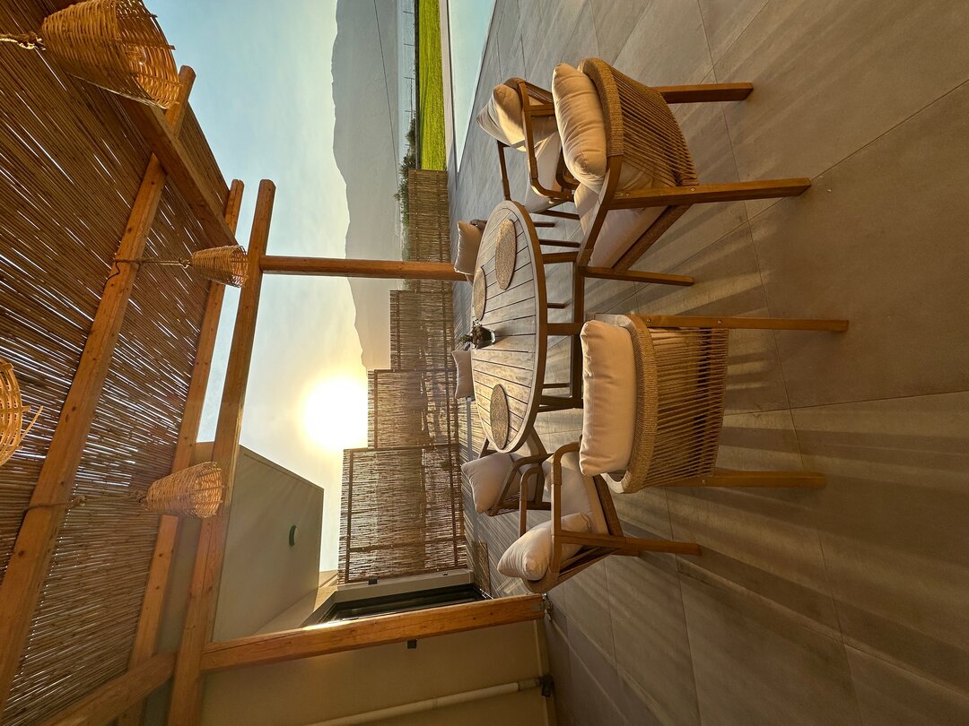 NUSA Gramvousa sea-view villa interior and pool details