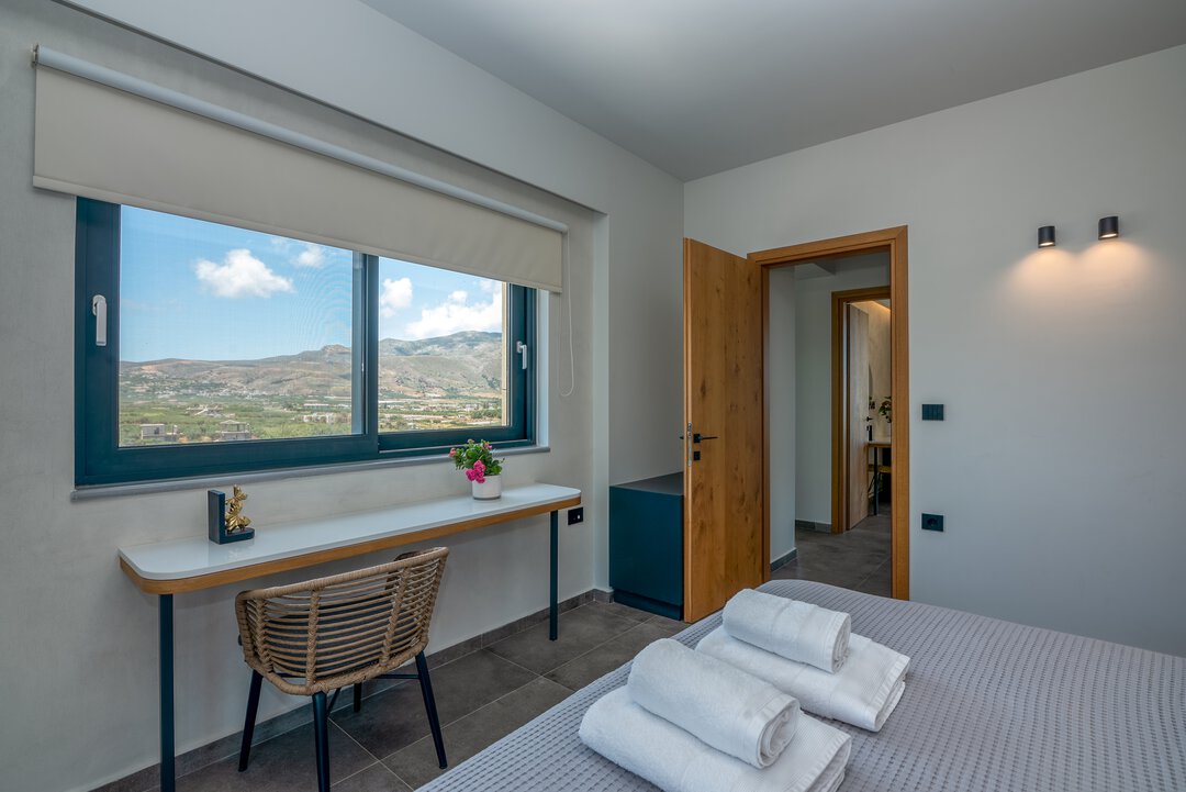 Kitchen detail showing coffee facilities and quality cookware at Nusa Falassarna villa, Crete