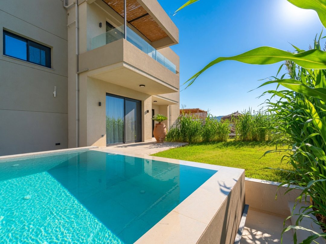 Private pool between villas at Nusa Balos